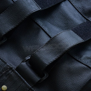 Gilet de course taille XL de haute qualité pour hommes, vêtements de sport personnalisés, mode avec haut en cuir imperméable et confortable, gilet de moto pour hommes - Product Image 5