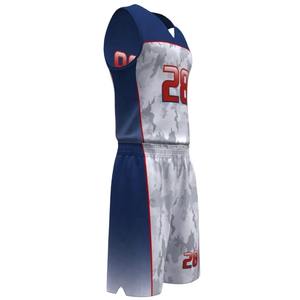 Créez votre propre logo, uniforme de basket-ball personnalisé, impression par sublimation numérique, maillot de basket-ball réversible pour hommes, enfants et jeunes - Product Image 6