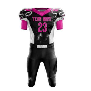 Uniforme de football léger avec des coussinets solides de contrôle de l'humidité et un design élégant pour gagner des performances durables porter confortable - Product Image 1