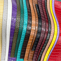 Cuir PVC imitation crocodile résistant à l'usure de 1 mm, fabriqué sur mesure par Chengyuan au Bangladesh, pour sacs