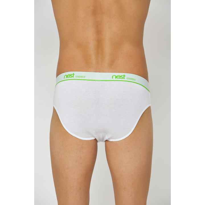 Men's White Seamless Slips 5 Pack