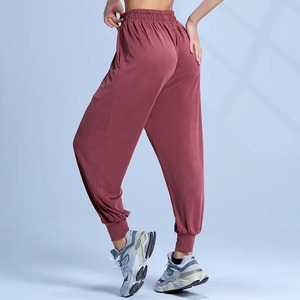 Pantalon de survêtement vert taille moyenne séchage rapide polaire vêtements de sport fermeture à cordon décontracté teint uni doux devant plat hiver respirant - Product Image 4