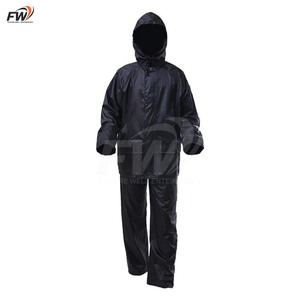 Imperméable de travail industriel économique et robuste en PVC, ensemble 2 pièces (veste et pantalon) résistant à l'eau - Product Image 5