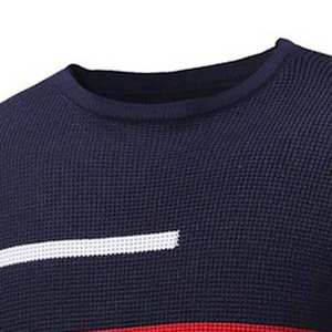 Pull-over en tricot à manches longues de haute qualité, vente d'usine, impression et broderie personnalisées, col rond, vêtements pour hommes, tricots, pulls d'hiver - Product Image 3