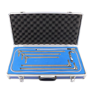 ชุดเครื่องมือส่องกล้องผ่าตัดแบบใช้มือทำจากสแตนเลสคุณภาพสูง ปี 2023 ใช้ซ้ำได้  แบบกำหนดเองได้ สำหรับตรวจหู คอ จมูก  วัสดุพลาสติก - Product Image 5