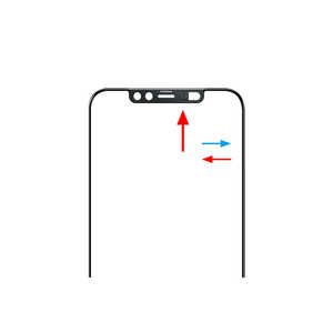 TYGO High Definition 9H Hardness Anti-Static Easy Installation Screen Protector Secret Privacy <b>Tempered</b> <b>Glass</b> for iPhone 12 & 6a - Product Image 3