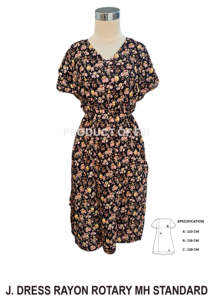 Robes de soirée modestes pour femmes, en rayonne, à taille élastique, manches courtes, pour l'hiver et l'été, style export, vente en gros - Product Image 2