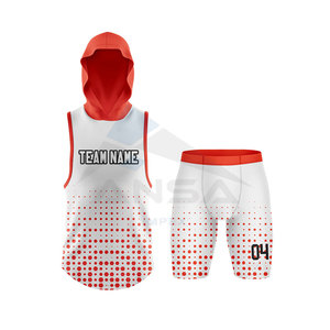 เสื้อกีฬาแบบมีฮู้ด คุณภาพดี ระบายอากาศ แห้งเร็ว สำหรับกีฬา 7 คน แบบกำหนดเองได้ สำหรับผู้ใหญ่ - Product Image 1