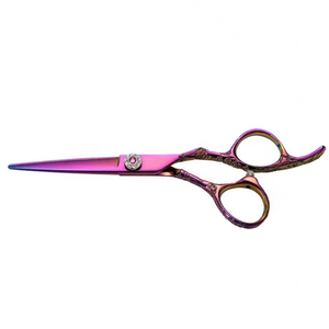 กรรไกรช่างตัดผมสีทองสีชมพูสำหรับร้านเสริมสวยกรรไกร Vg10 Sus440c จากญี่ปุ่น - Product Image 2