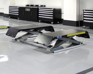 Elevador de tijera para autos con elevación hidráulica de cuatro cilindros a precio competitivo de exportación. - Product Image 1