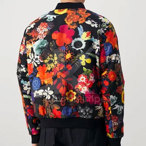 Custom Made Breathable Sublimation Bomber <b>Jacket</b> for <b>Men</b> <b>Long</b> Sleeves Best Selling <b>Men</b> Sublimation - Product Image 4