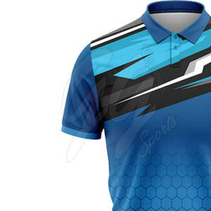 Maillot de cricket de couleur unie personnalisé en polyester 100% meilleur maillot de cricket de conception fabriqué au Pakistan - Product Image 6