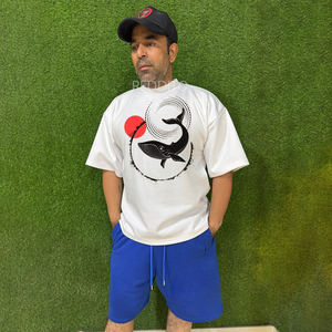 Custom Summer Sets <b>Men</b> Loose <b>Men</b> Short Sleeved Shorts Two-piece Set Handsome and High-end Shorts and T-<b>shirt</b> Set For Boys - Product Image 1