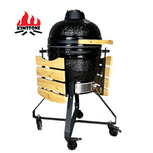 KIMSTONE Fumoir à charbon de bois pour barbecue <span class=keywords><strong>Kamado</strong></span> 18 pouces Keramik Houtskool pour barbecue et fête - Product Image 3
