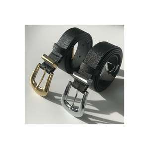 Ensemble de 2 boucles de ceinture pour femmes, pour ceintures de pantalon, ceintures de veste, ceintures de robe, ceintures de chemise - Noir - Or et Argent - Product Image 4