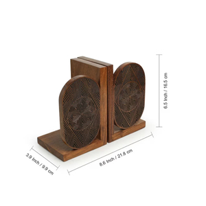 Premium Quality Wood Made Book Support Bookends New Designed <b>Table</b> <b>Top</b> <b>Decorative</b> Wooden Bookends Reasonable Price - Product Image 5