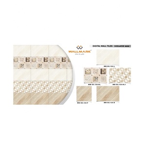 กระเบื้องผนัง300X450มม. ตกแต่งกระเบื้องเซรามิคป้องกันกรดใหม่ใบไม้พิมพ์ห้องครัวห้องน้ำ30*45ซม. กระเบื้องผนังด้านหน้าภายใน - Product Image 4