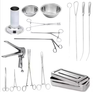 Ensemble chirurgical professionnel, instruments gynécologiques en acier inoxydable de qualité médicale, kit d'insertion et de retrait de DIU, implantation - Product Image 6