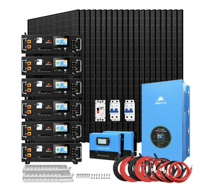Lujo Accesible, Excelencia a un Precio Accesible: Kit Solar SunGold Power de 12kW Fuera de la Red, 5.4kW Solar, Batería de 25.6kWh |   120/240V |   SGR-12K - Product Image 1