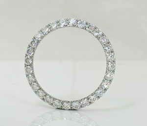 Bisel de declaración de lujo Ajuste de 41mm Relojes de diamantes de moissanita automáticos de plata dorada para hombres - Product Image 2