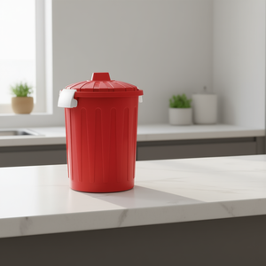 Tapa con Clip BLIM Roja BD001 0080MJ CRD para Contenedor de Basura Veca de 8 Litros - Product Image 3