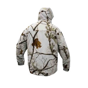 Veste d'extérieur unisexe coupe-vent en peau de mouton camouflage enduit imperméable de grande taille avec logo personnalisé - Product Image 2
