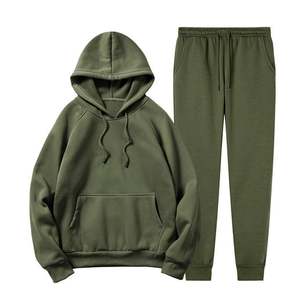 <b>Women's</b> Casual Winter <b>Thermal</b> Fleece Lined Long Sleeve Drawstring Hoodie Breathable Anti-Bacterial Solid Sweatsuit Sets Plus - Product Image 6
