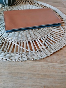 Chequera de viaje Cuero Marrón Hombres Largo Viaje Teléfono Bolsillo Titular de la tarjeta de crédito Cartera - Product Image 2