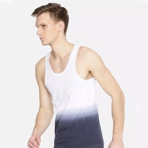 Camiseta de algodón de alta calidad para deporte, culturismo, Fitness, correr, OEM, logotipo liso en blanco, personalizado, para hombre, gimnasio, Stringer, camiseta sin mangas - Product Image 4