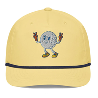 Cuerda Sombreros Béisbol 6 Panel Gorras Gorra de golf Impermeable Contraste Color Estructurado Etiqueta bordada Etiqueta Interior Cierre Snapback