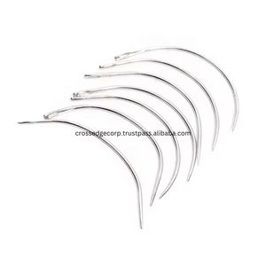 Aiguilles de vente chaude japon or Rose incurvé couture à la main C Type perruque faisant aiguille aiguilles de tissage de cheveux - Product Image 2