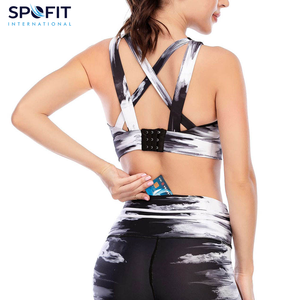 <b>Top</b> Trending Women's Sublimated <b>Yoga</b> Set 2026 New Arrival Breathable Lightweight 2-Piece Sleeveless Elastic Waist Custom Logo - Product Image 6