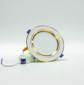 Excellent Quality Modern Minimalist LED <b>Downlights</b> Gold Border Aluminum IP20 Cob Chip Adjustable Fixed Home Office Made Vietnam - Product Image 3