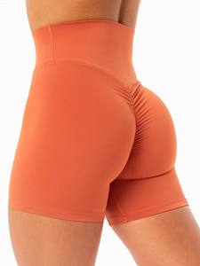 Vente en gros Short pour femme taille haute personnalisé Terracotta Scrunch Short d'entraînement fitness respirant et évacuant la transpiration - Product Image 5
