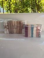 Sac d'emballage pour serviettes en PVC transparent Yavuz Ambalaj avec fermeture éclair |   Boîte de rangement transparente en plastique pour textiles de maison |   Couverture matelassée robuste