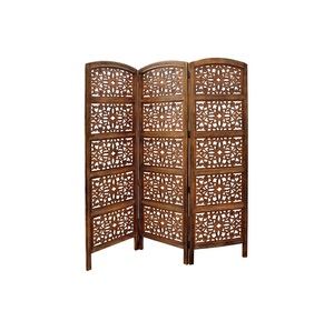 Modern Quality Handcrafted Movable <b>Divider</b> Wall Separator Premium Designer Wooden Middle Unit for Home Decor Engraved Technique - Product Image 3