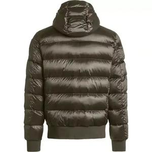 Manteau d'hiver à capuche matelassé coupe-vent avec fermeture à glissière et isolation épaisse Logo personnalisé OEM disponible - Product Image 4