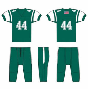 Uniforme de Fútbol Americano Transpirable, Tallas Grandes, Impresión de Logotipo Personalizada, Alta Calidad, Ligero, 100% Poliéster, Diferentes Modelos - Product Image 4