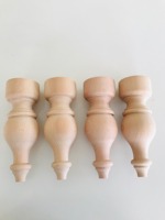 Meilleure vente Pieds boule en bois de manguier Canapé de luxe et table centrale Armoires Pieds décoratifs Qualité d'exportation pour usage hospitalier
