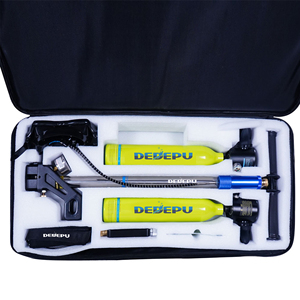 Réservoir <span class=keywords><strong>d</strong></span>'air de plongée sous-marine en aluminium à haute pression de 0,5 L, équipement <span class=keywords><strong>d</strong></span>'<span class=keywords><strong>oxygène</strong></span> respiratoire DOT avec adaptateur rechargeable et pompe à main - Product Image 6