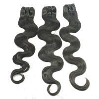 Extensions de cheveux vierges brésiliens Remy, tissage double machine, ondulations naturelles, avec frontales 13x4 et 13x6 assorties
