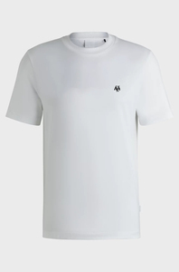 Camiseta de algodón 100% con cuello redondo y ajuste Regular para hombre, Camisetas básicas con logotipo pequeño, camiseta de manga corta de HUZAIFA PRODUCTS - Product Image 5