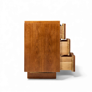 Aparador de Madera Maciza de Estilo Moderno de Mediados de Siglo con Diseño de Panel Geométrico para Almacenamiento en Sala de Estar, Muebles para el Hogar y Hoteles - Product Image 5