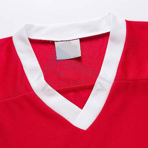 เสื้อฮอกกี้น้ำแข็งดีไซน์ใหม่ เสื้อซ้อมทีมฮอกกี้แบบเปล่า ผลิตจากโพลีเอสเตอร์ 100% แบบสวม ปรับแต่งได้สำหรับลีก - Product Image 3