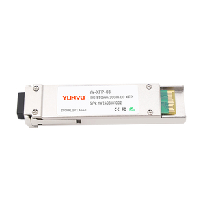 Yunvo 10gbase-<span class=keywords><strong>sr</strong></span> <span class=keywords><strong>xfp</strong></span> 850nm 300M Duplex LC MMF <span class=keywords><strong>xfp</strong></span> <span class=keywords><strong>SR</strong></span> thu phát quang học mô-đun - Product Image 1