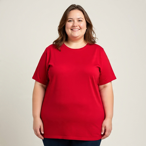 T-shirts longs surdimensionnés pour femmes à séchage rapide 100% coton t-shirts femmes été à manches longues surdimensionnés t-shirts dames - Product Image 5