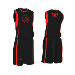 Ensemble de maillots de basket-ball de haute qualité pour hommes impression numérique personnalisable chemise de sport respirante hauts shorts grande taille - Product Image 3