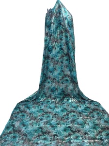 Ensemble Faransawi 3 pièces Dirac avec Gogra & Garbasar - Tissu en mousseline écologique Jacquard Accessoires de plein air pour filles - Product Image 2