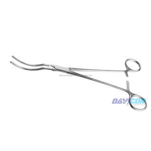 Pince d'anastomose Glover Spoon 2 3/8 po à mâchoires larges, instrument chirurgical cardiovasculaire en acier inoxydable - Product Image 3