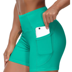 Leggings y Shorts de Yoga Deportivos para Mujer, Cintura Elástica, Ropa Deportiva para Exteriores, Tejido Elástico, Logotipo Personalizado - Product Image 5